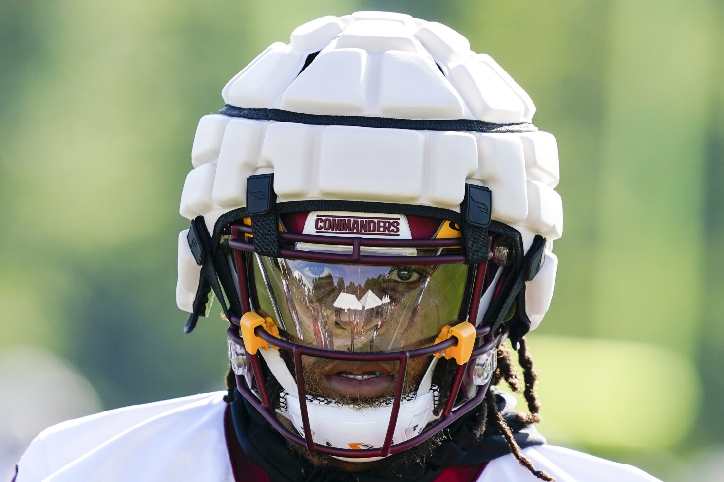 Football helmet cap store